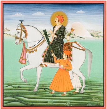miniature painting, Jaipur, Rajasthan, India
